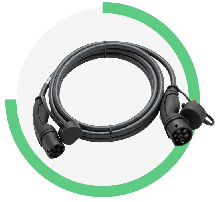 opgerolde Ratio laadkabel